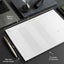 ink and volt work week deskpad with spec callouts