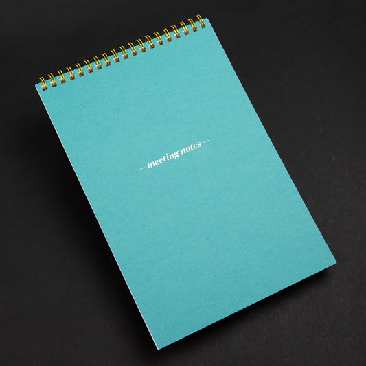 Meeting Notes caribbean blue