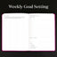 Goal Planner 2025 Weekly Goal Setting