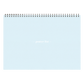 Blank light blue notepad with 'power list' text on a white background