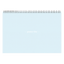 Blank light blue notepad with 'power list' text on a white background