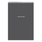 One On One Spiral Notepad carbon grey