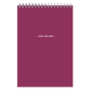 One On One Spiral Notepad mulberry